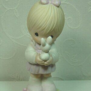 Vintage Precious Moments figurine-"Wishing you a Happy Easter"--from 1987